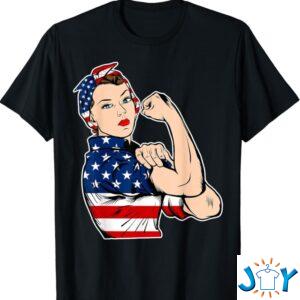 American Flag Feminist 4th of July Shirt