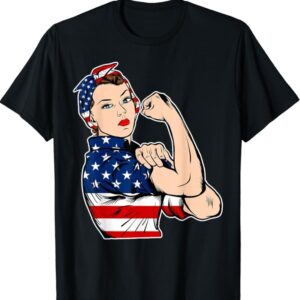 American Flag Feminist 4th of July Shirt