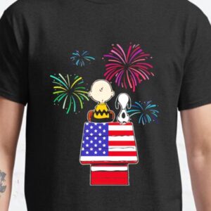 American Flag Snoopy 4th Of July Shirt