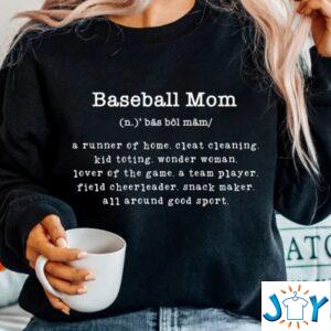 Funny Baseball Mom Definition Shirt