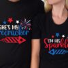 She's My Firecracker I'm His Sparkler His & Her 4th of July Shirt
