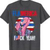 Fuk Yeah Flamerica Flamingo Fourth Of July Shirt