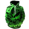 Weed Leaf 3D Hoodie Shirt Sweatshirt