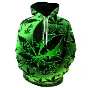 Weed Leaf 3D Hoodie Shirt Sweatshirt