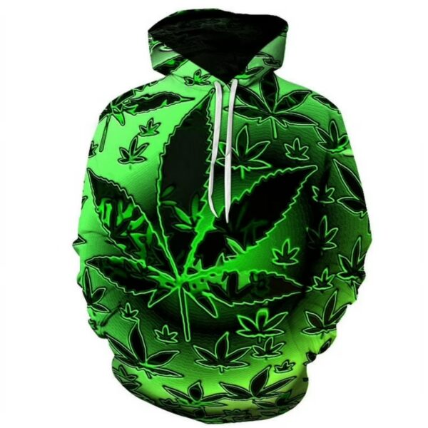 Weed Leaf 3D Hoodie Shirt Sweatshirt