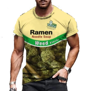 ramen noodle weed 3D Shirt
