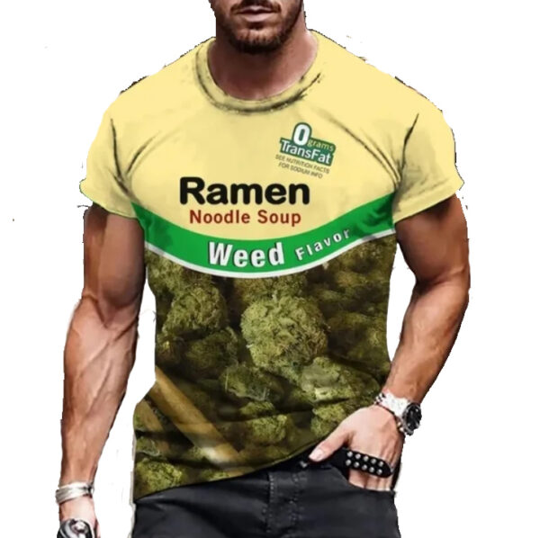 ramen noodle weed 3D Shirt