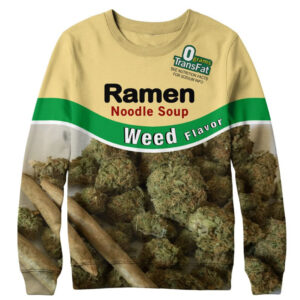 ramen noodle weed 3D Sweatshirt