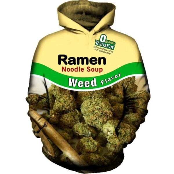 ramen noodle weed hoodie