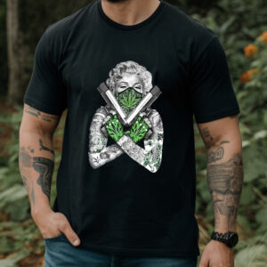 Bandana Guns Marilyn Monroe Weed Shirt Hoodie Sweatshirt Tank Top