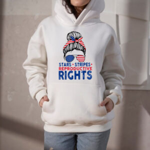 Stars Stripes Reproductive Rights Feminist 4th Of July Hoodie Shirt