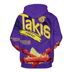 Takis Fuego Hoodie, All Over Print
