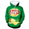Green Potato Chips Lays Hoodie