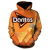 Orange Cheese Snacks Doritos Hoodie