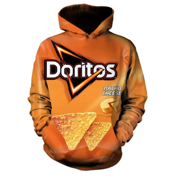 Orange Cheese Snacks Doritos Hoodie