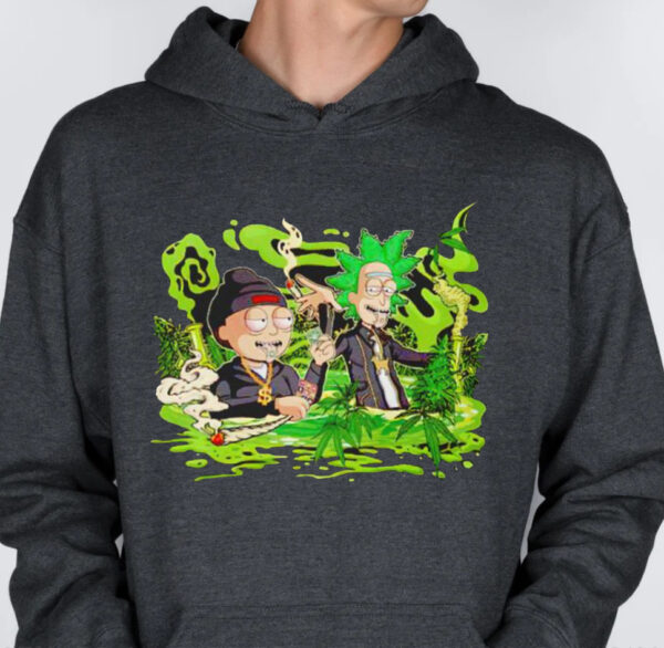 Rick and Morty Weed Hoodie