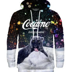 Snow Bear Cocaine Everywhere Hoodie
