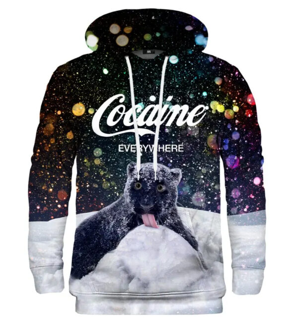 Snow Bear Cocaine Everywhere Hoodie