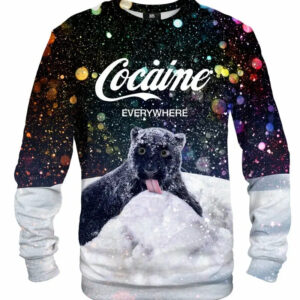 Snow Bear Cocaine Everywhere Sweatshirt