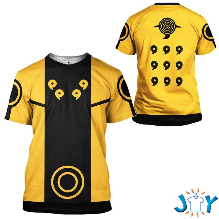 Yellow Naruto Obito Sage Of Six Paths T-shirt