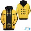 Yellow Naruto Obito Sage Of Six Paths Hoodie
