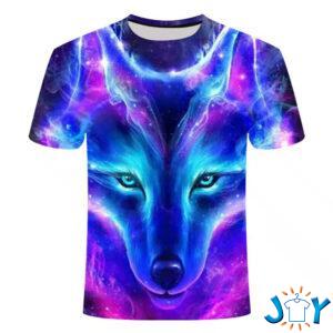 Alpha Galaxy Wolf All Over Print T-Shirt