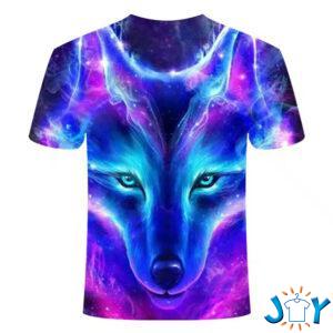 Alpha Galaxy Wolf All Over Print T-Shirt