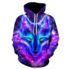 Alpha Galaxy Wolf Hoodie