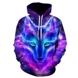 Alpha Galaxy Wolf Hoodie