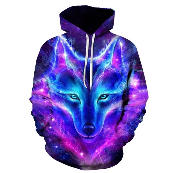 Alpha Galaxy Wolf Hoodie