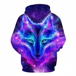 Alpha Galaxy Wolf Hoodie
