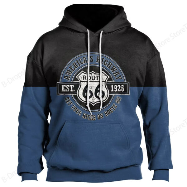 America's Highway Route 66 Hoodie