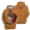 Brown Classic Guitar Hoodie