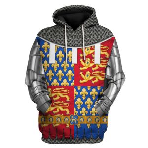 Edward The Black Prince Armor Hoodie