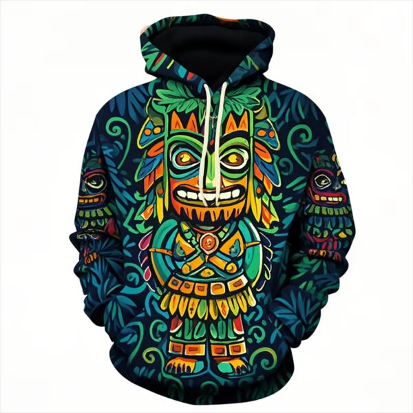 Hawaiian Tiki Mask Hoodie
