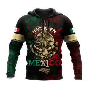 Hecho En Mexico Flag Hoodie