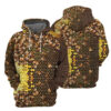 Honey Bee Hoodie, All Over Print