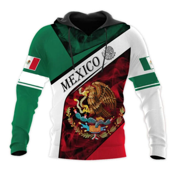 Mexico Flag Hoodie