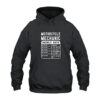 Motorcycle Mechanic Flat Hourly Rate Hoodie