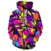 Retro Pattern 80s Hoodie