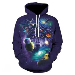 Universe Wolf Hoodie