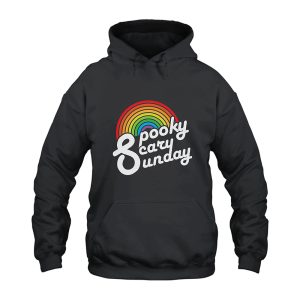 Coryxkenshin Rainbow Spooky Scary Sunday Hoodie