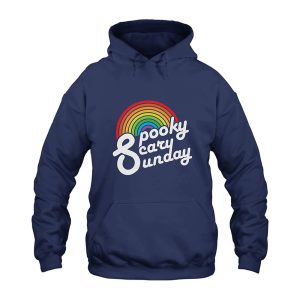 Coryxkenshin Rainbow Spooky Scary Sunday Hoodie