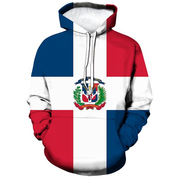 Dominican Republic Flag Hoodie