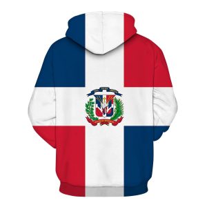 Dominican Republic Flag Hoodie