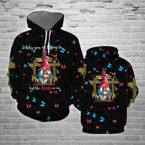 Gnomes Jesus Hoodie
