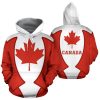 Maple Leaf Canada Flag Hoodie