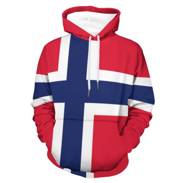 Norway Flag Hoodie