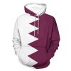 Qatar Flag Hoodie