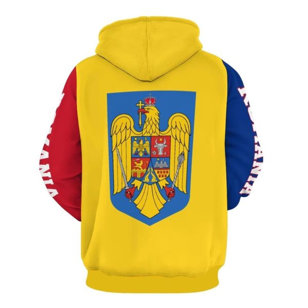 Romania Flag Hoodie